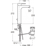Roca L20 E3: 面盆、浴缸龍頭及花灑企柱套裝